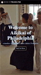Mobile Screenshot of aikikaiofphiladelphia.org
