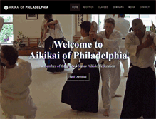 Tablet Screenshot of aikikaiofphiladelphia.org